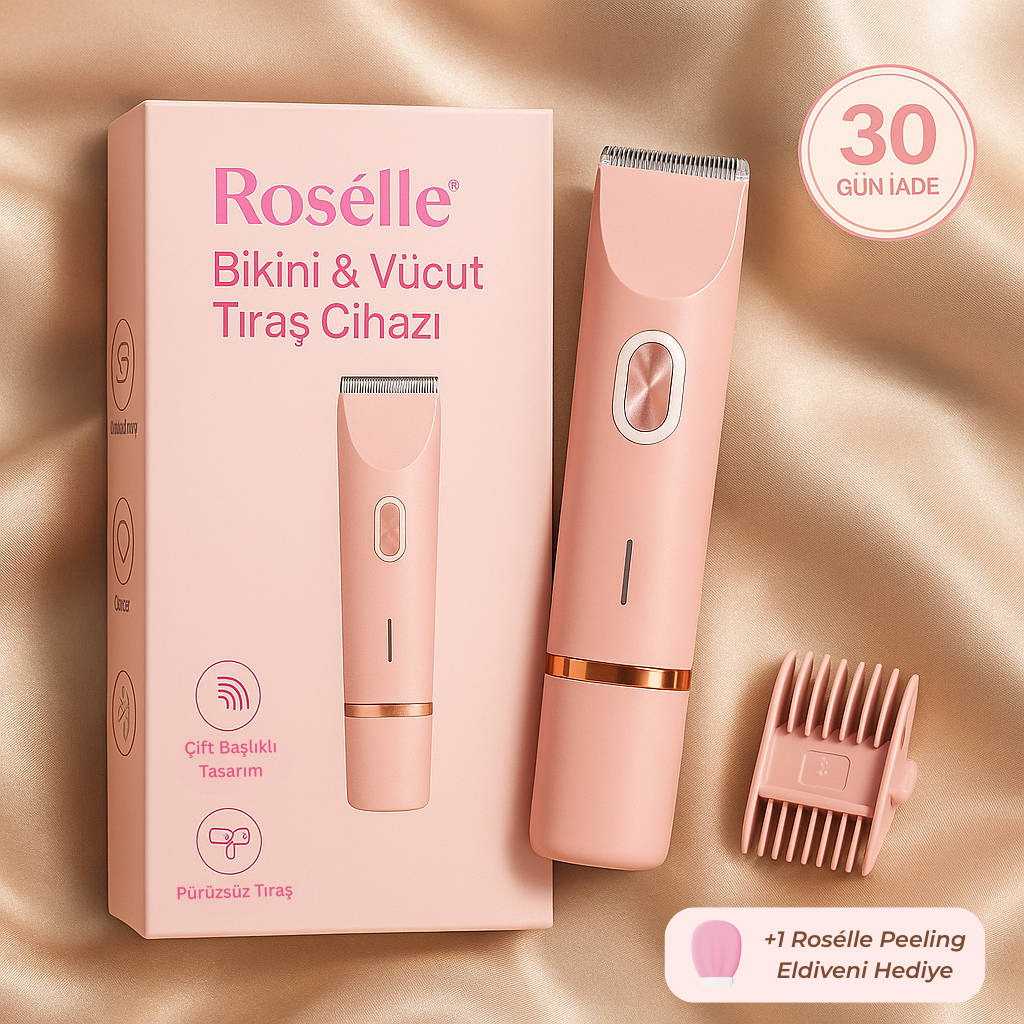 Rosélle® Bikini & Vücut Tıraş Cihazı